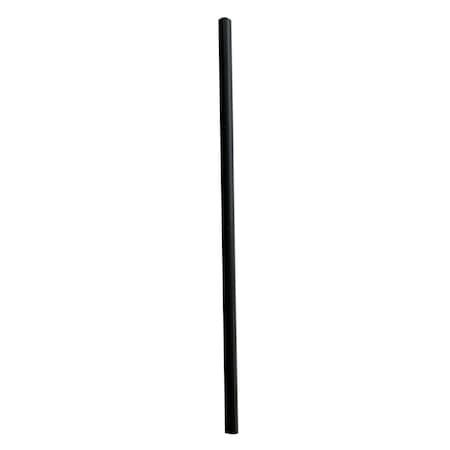 Boardwalk Wrapped Giant Straws, 7.75", Polypropylene, Black, PK7200 BWKGSTW775BK